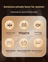 Custom Realistic Dildo Soft Flesh Lifelike Electric Telescopic Heating Female Fake Penis Masturbator AV Stick Adult Products