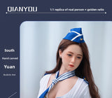 New Wholesale Realistic Female Human Version Intelligent Robot Stewardess Sexy Temptation Girlfriend Can Allow Blowjob Full Body