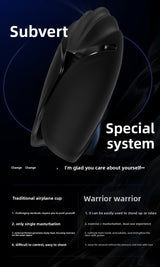 Automatic Vibrating Masturbator with Tongue Licking and Strong Shock for Men