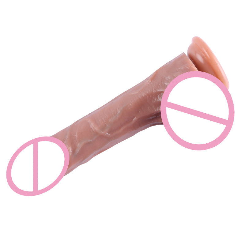 Liquid Silicone Realistic Dildo Custom Electric Telescopic Heating Female Masturbation Sex Toy Soft Flesh Realistic Fake Penis
