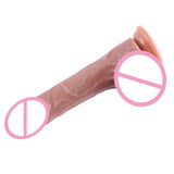 Liquid Silicone Realistic Dildo Custom Electric Telescopic Heating Female Masturbation Sex Toy Soft Flesh Realistic Fake Penis