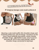 Sexy and Fun Sweet Cute Mesh See-through Temptation Hot Maid Uniform Set 1251