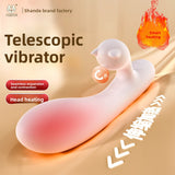 Hot-selling Heated Telescopic Vibrator Female Masturbator Adult Toy Vibrator