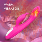 Heating Rabbit Vibrator Sex Toy – Dual-Point Luxury Edition