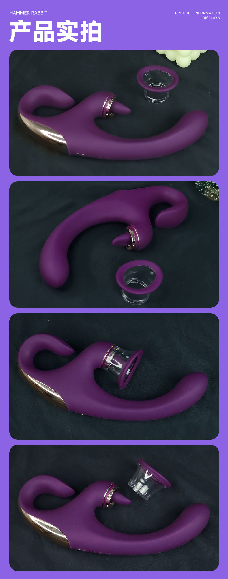 Hot-Selling Sucking Tongue Licking Vibrator for Women Strong Vibration Multi-Functional Female Masturbator Adult Sex Toy Masturbation Stick