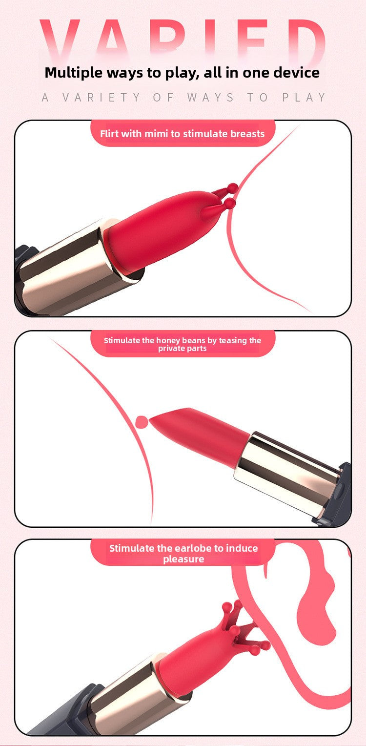 Lipstick Mini Vibrator Sex Toy – Discreet G-Spot Pulse