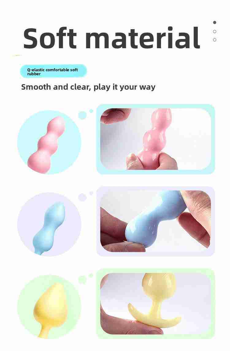 Female Anal Plug for Couples Flirting Tail Large Bead Masturbator Adult Products