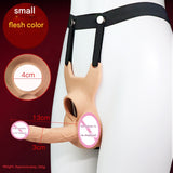 Men's Wearable Dildo Male JJ Fake Penis Erotic Insertable Solid Underwear Adult Sex Toys