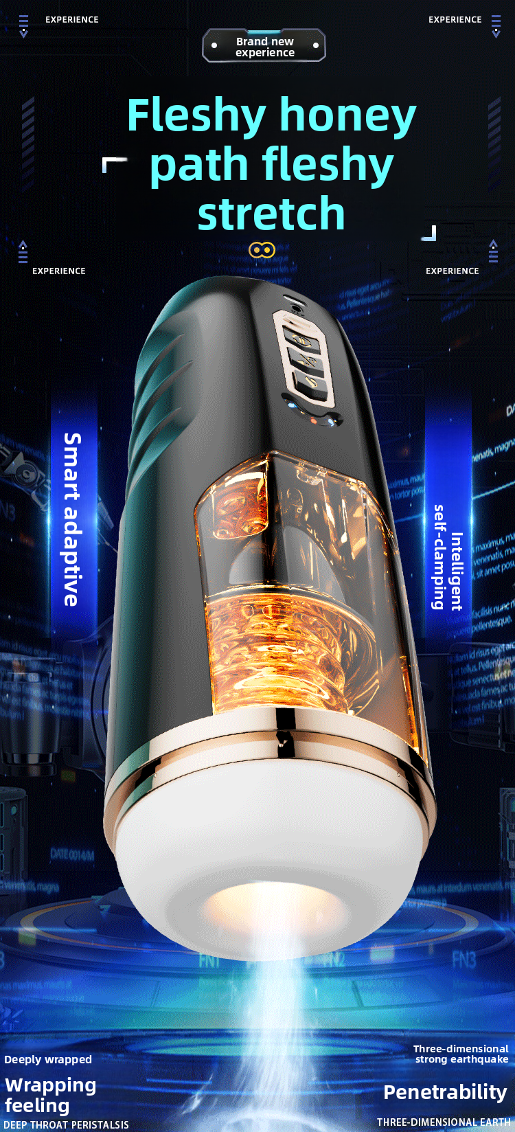 Fully Automatic Telescopic Aircraft Cup Electric Heating Male Masturbation Penis Trainer Adult Sex Toys