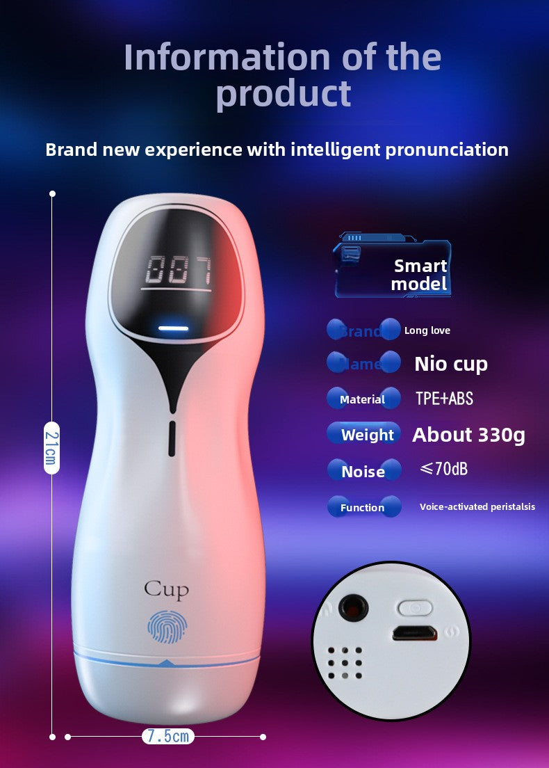 Adult Sex Inverted Mold Male Masturbator Automatic Intelligent Vibrating Heating Sex Toy