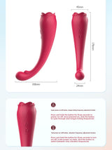 Tongue Licking G-Spot Vibrator for Women, Adult Sex Toy, Vibrating Tongue G-Spot Stick