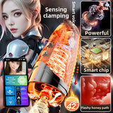 Airplane Cup Fully Automatic Intelligent Heating Telescopic Male Masturbator Clip Suction Cup Adult