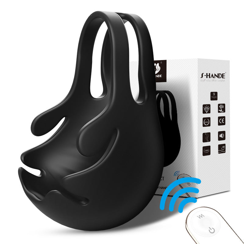 Anillo de bloqueo de semen, masturbador masculino, entrenador de testículos, funda para pene, productos para adultos, anillo vibrador de bloqueo de semen. 