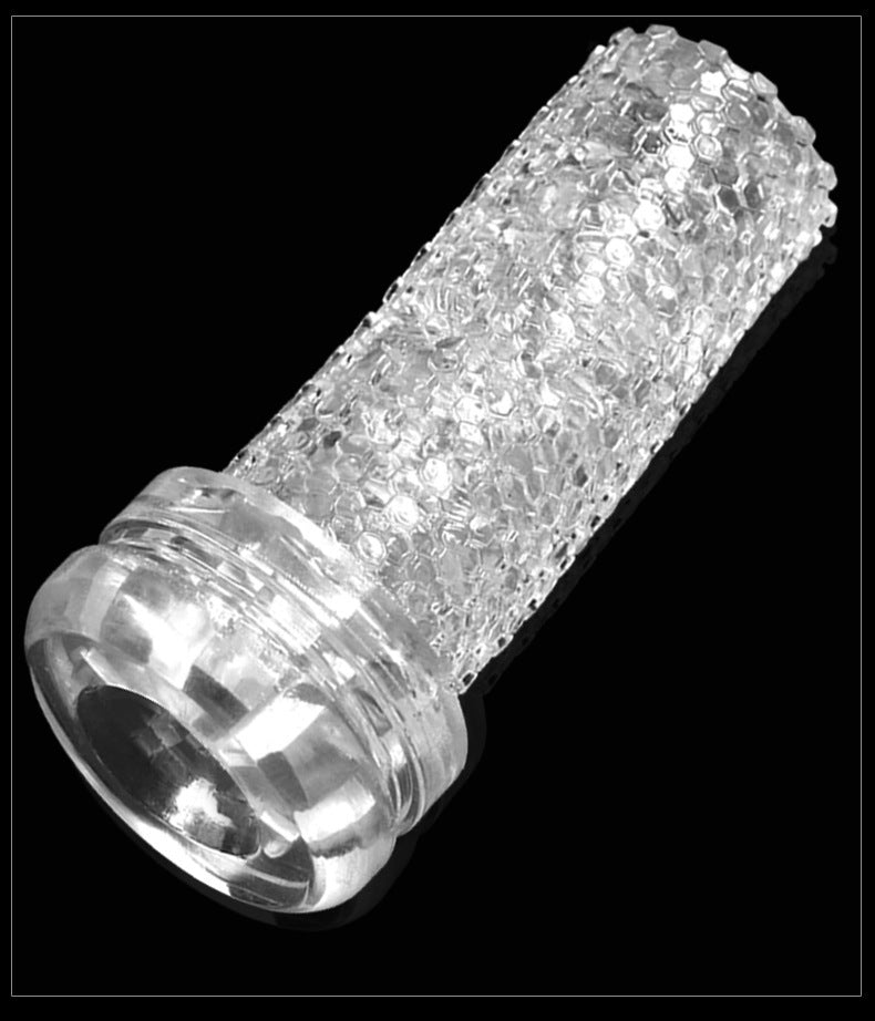 Transparent Airplane Cup Male Sucking Training Masturbator Adult Toy Inverted Mold Sex Toy