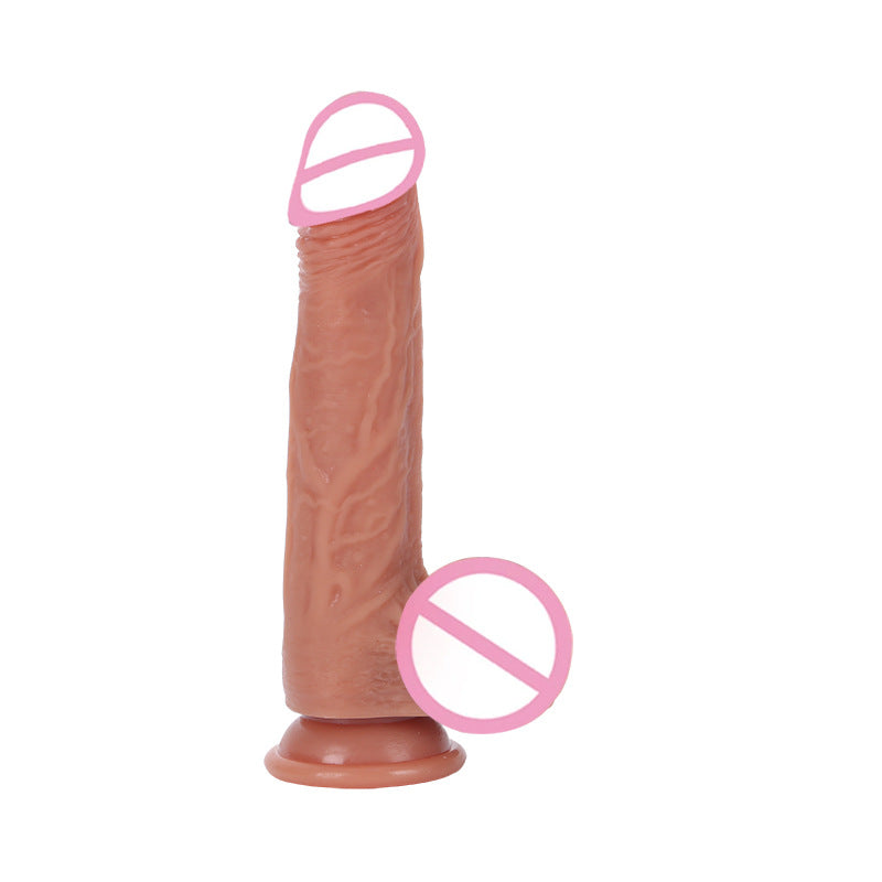 Masturbador de pene para mujeres, consolador automático de empuje, silicona suave, juguete sexual realista, máquina telescópica