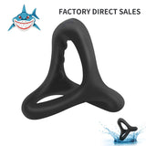 Shark Head Semen Locking Ring Liquid Silicone Male Wearable Prepuce Ring Resistant Ring Physical Delay Adult Products