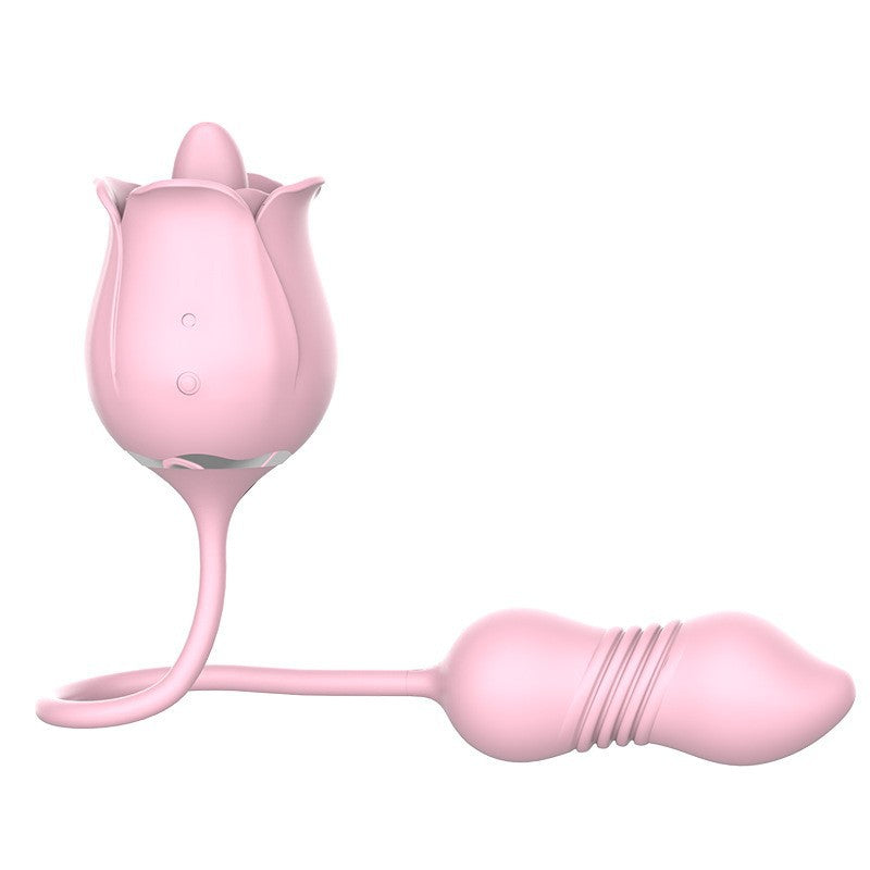 Tongue Licking Telescopic Vibrator Sex Toy – Swing Motion Core
