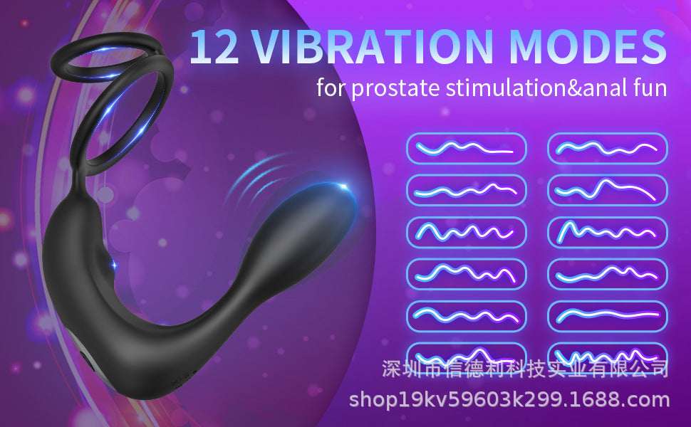 Male Prostate Massager Anal Plug Vibrator