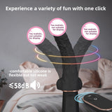 Wireless Remote Control Vibrating Heating Swinging Telescopic Female Sex Toy Realistic Soft Flesh Fully Automatic Masturbator