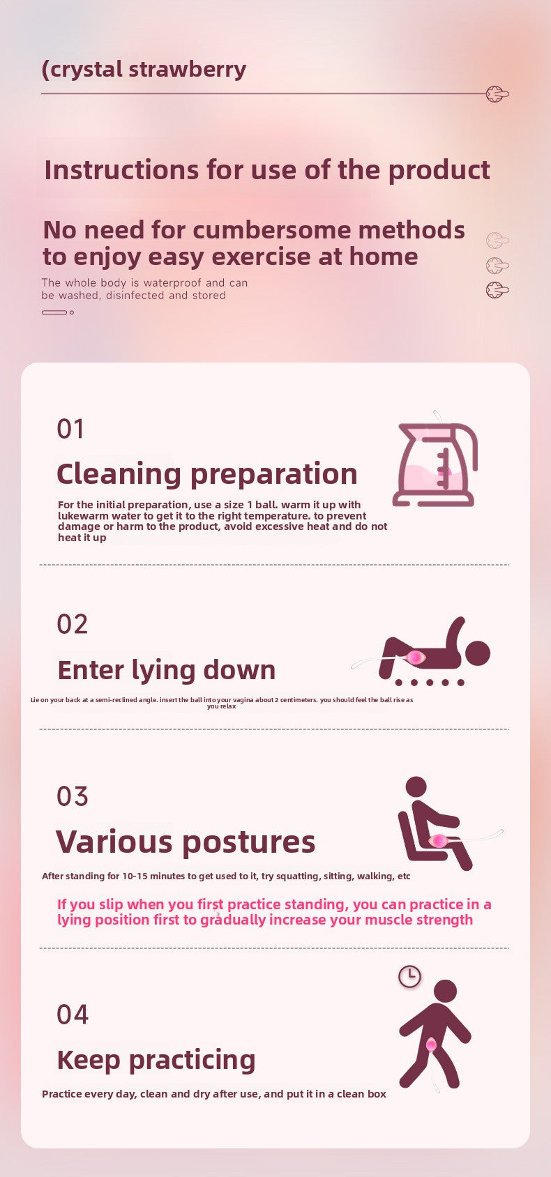 Adhesive Kegel Trainer Sex Toy – Pelvic Floor Support System