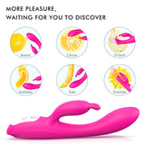 Heating Rabbit Vibrator Sex Toy – Dual-Point Luxury Edition