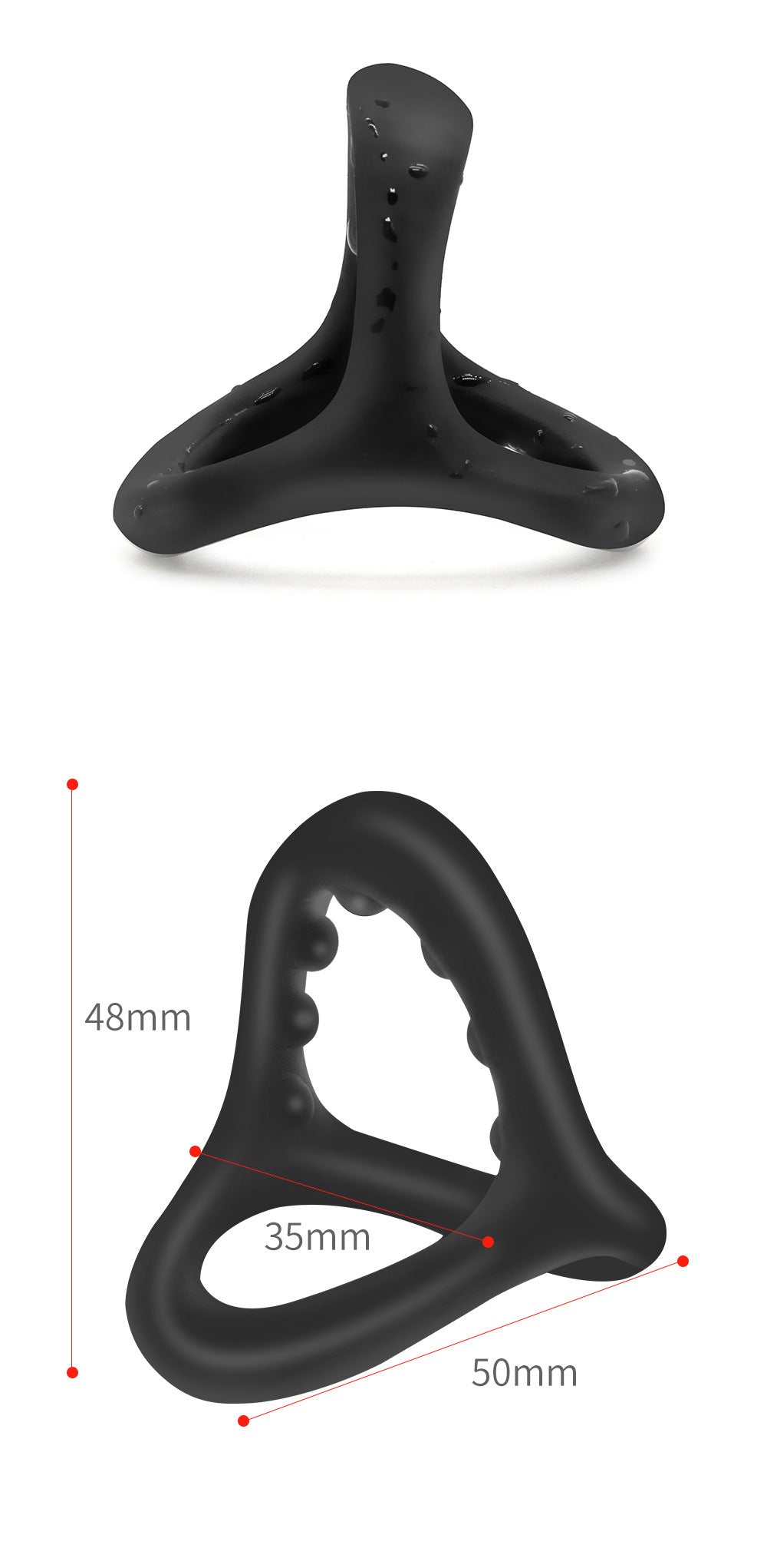 Shark Head Semen Locking Ring Liquid Silicone Male Wearable Prepuce Ring Resistant Ring Physical Delay Adult Products