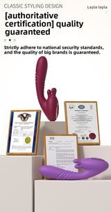 Kneading Vibrator Insertable Telescopic Female Masturbator Adult Toy Sex Product Vibrator for Women Strong Vibration