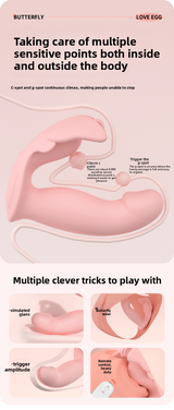 Butterfly Wearable Remote Vibrator Sex Toy – Clitoral Precision Fit