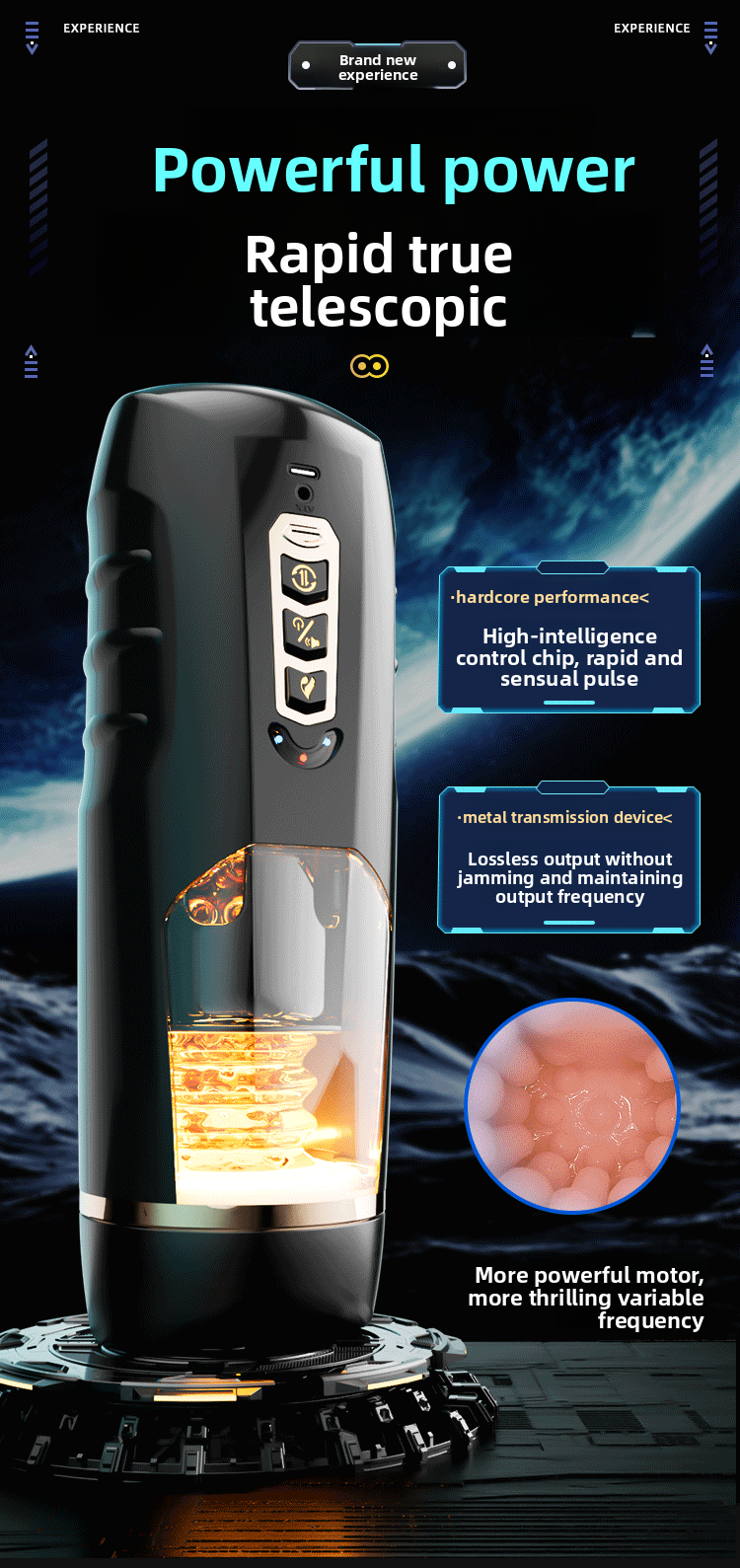 Fully Automatic Telescopic Aircraft Cup Electric Heating Male Masturbation Penis Trainer Adult Sex Toys