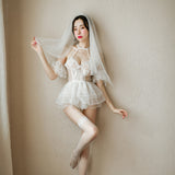 Sexy Lingerie Sexy Stewardess Suit Elastic Role Play Temptation Professional Policewoman Uniform Temptation Secretary