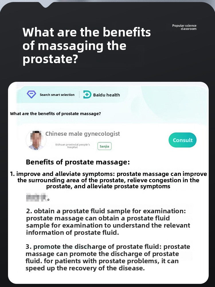 Adult Sex Toys Prostate Massager Anal Plug Male Anal Masturbator Vibrating Toy