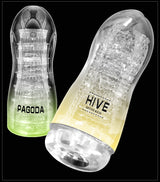 Transparent Airplane Cup Male Sucking Training Masturbator Adult Toy Inverted Mold Sex Toy