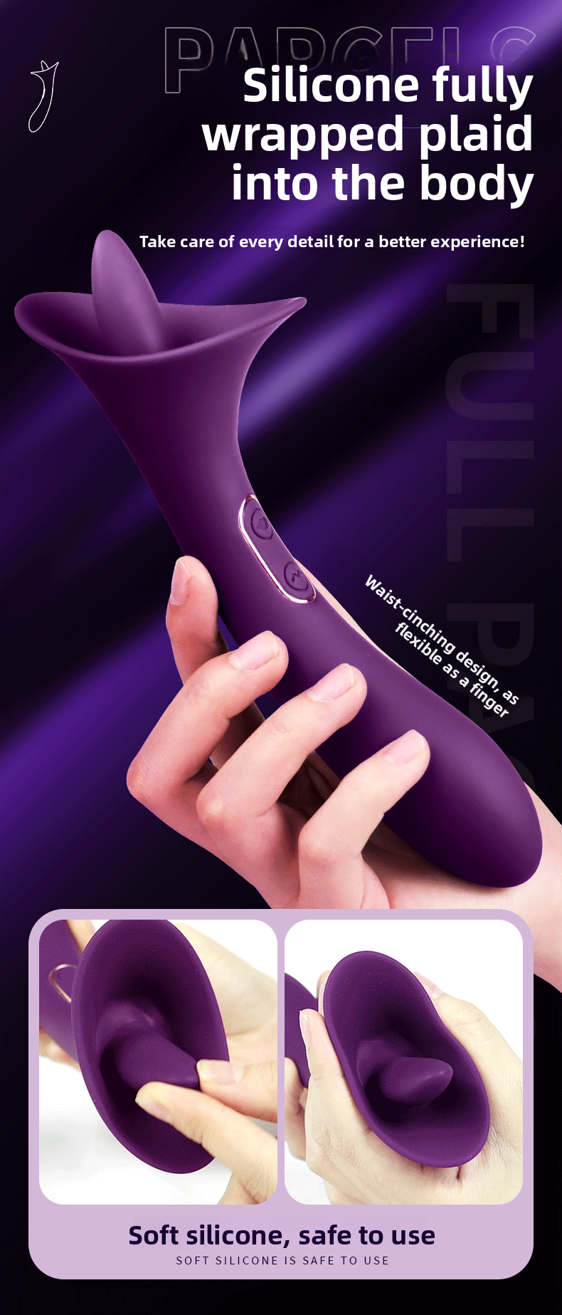 Tongue Licking Body Wand Sex Toy – Elegant Tease Motion