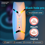 Airplane Cup Fully Automatic Intelligent Heating Telescopic Male Masturbator Clip Suction Cup Adult