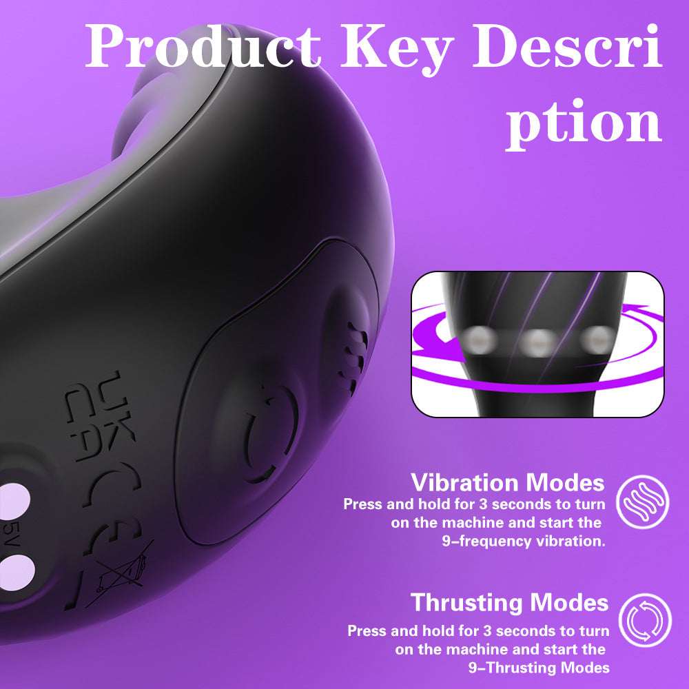 360°Rotating Bead Anal Plug Sex Toy Remote Control Vibrating Anal Plug