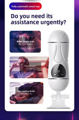Telescopic Electric Aircraft Cup Fully Automatic Penis Trainer Adult Supplies Male Masturbator