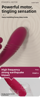 Kneading Vibrator Insertable Telescopic Female Masturbator Adult Toy Sex Product Vibrator for Women Strong Vibration