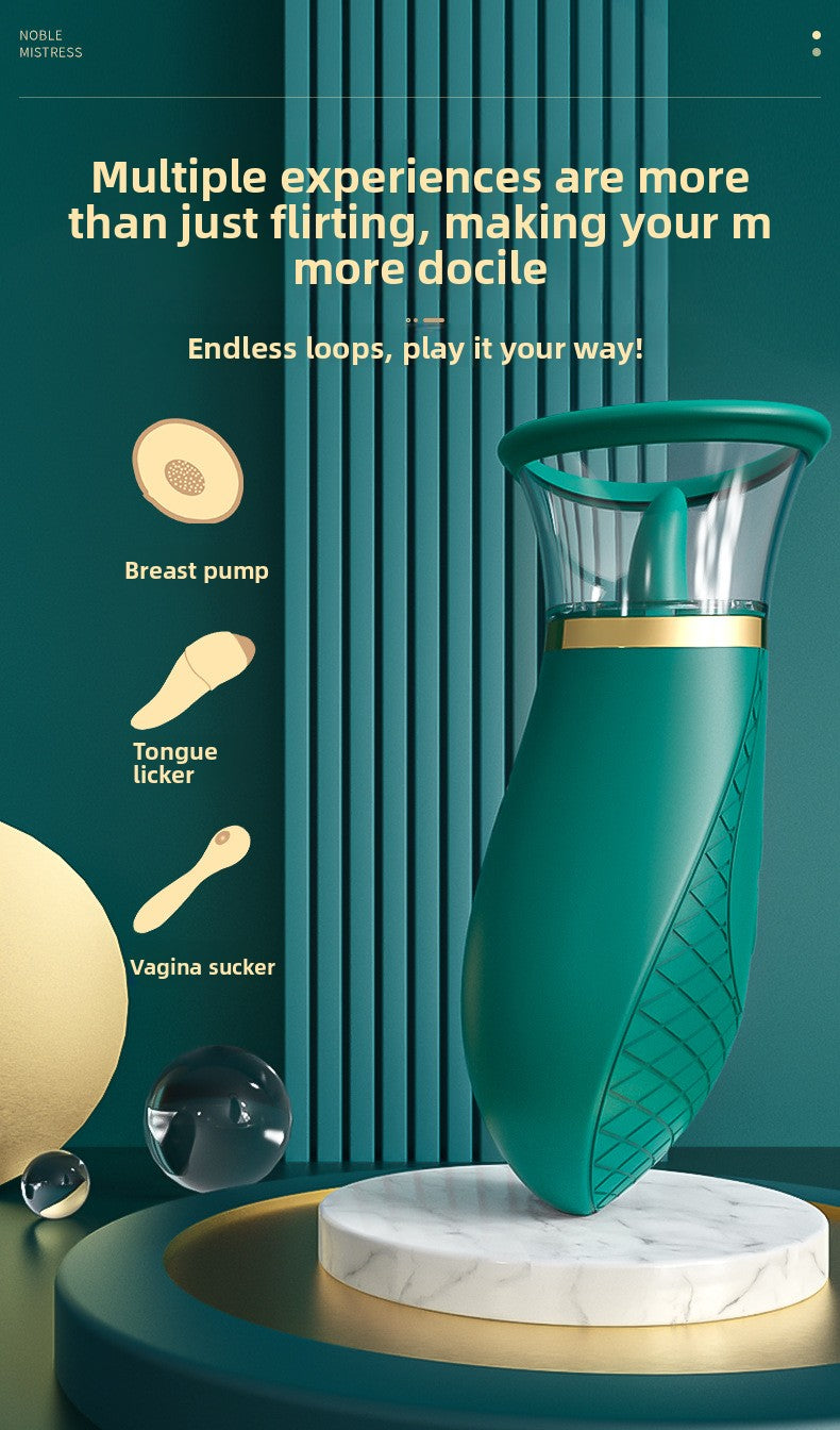 Clitoral Tongue Licking Device Sex Toy – Focused Suction Pulse