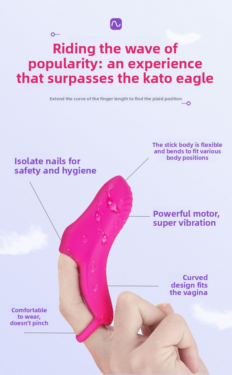 G-Spot Vibrating Finger Sleeve Sex Toy – Precision Touch Control