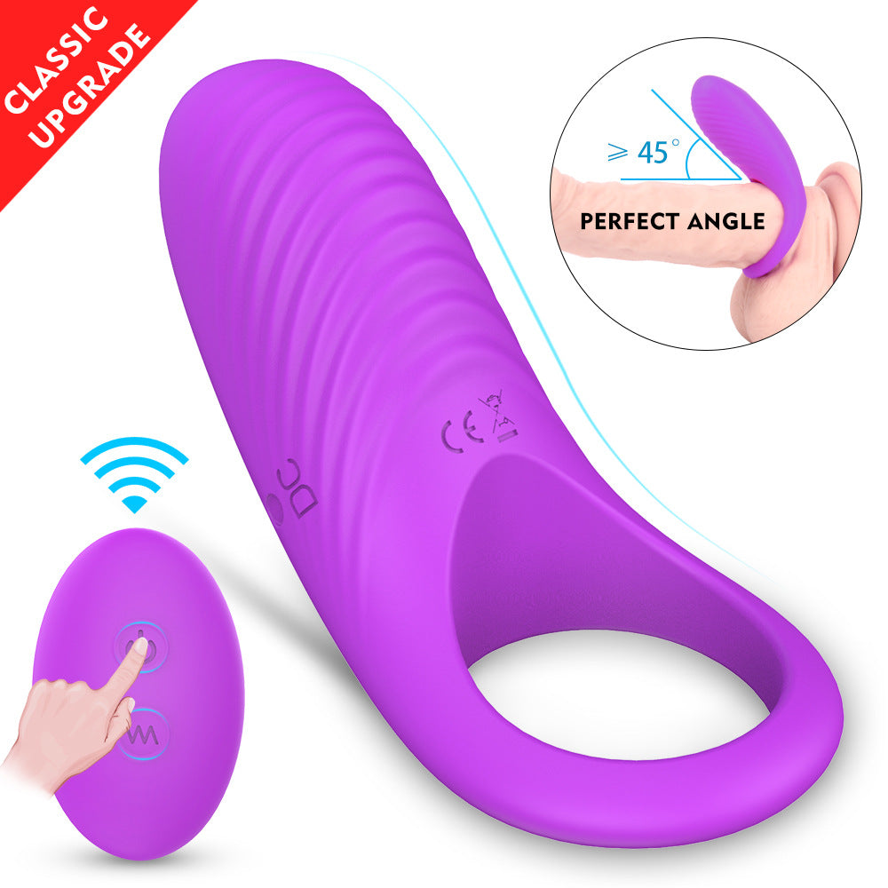 Vibration Ring Resonance Supplies Vibration Ring Unisex Flirting Vibrating Beads Semen Locking Ring Vibrator