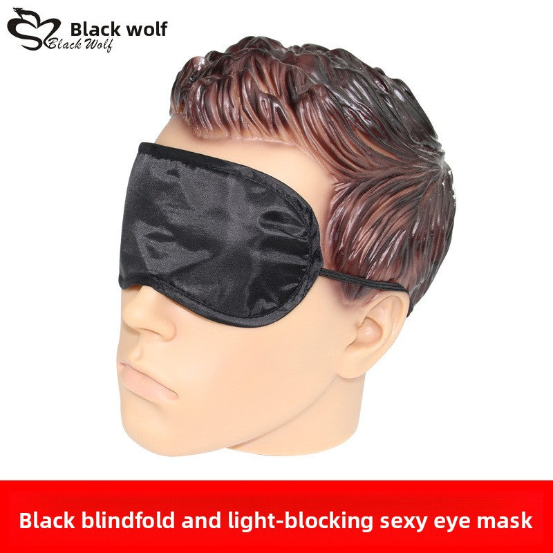 Adult Erotic Eye Mask Couple Flirting Sexy Binding Bondage Erotic Products Black Eye Mask