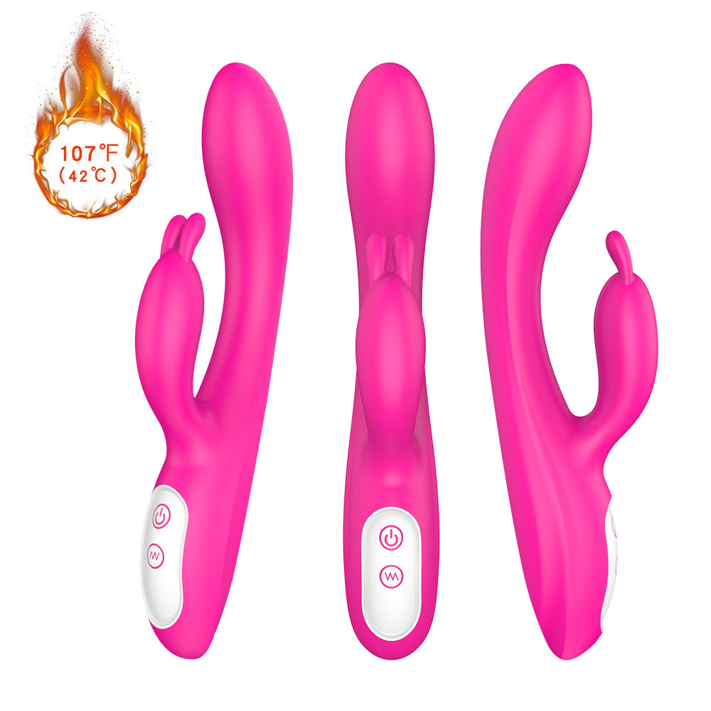 Heating Rabbit Vibrator Sex Toy – Dual-Point Luxury Edition